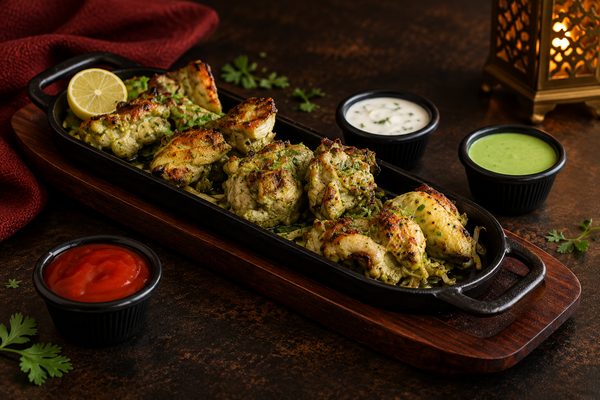 Chicken Hari Boti