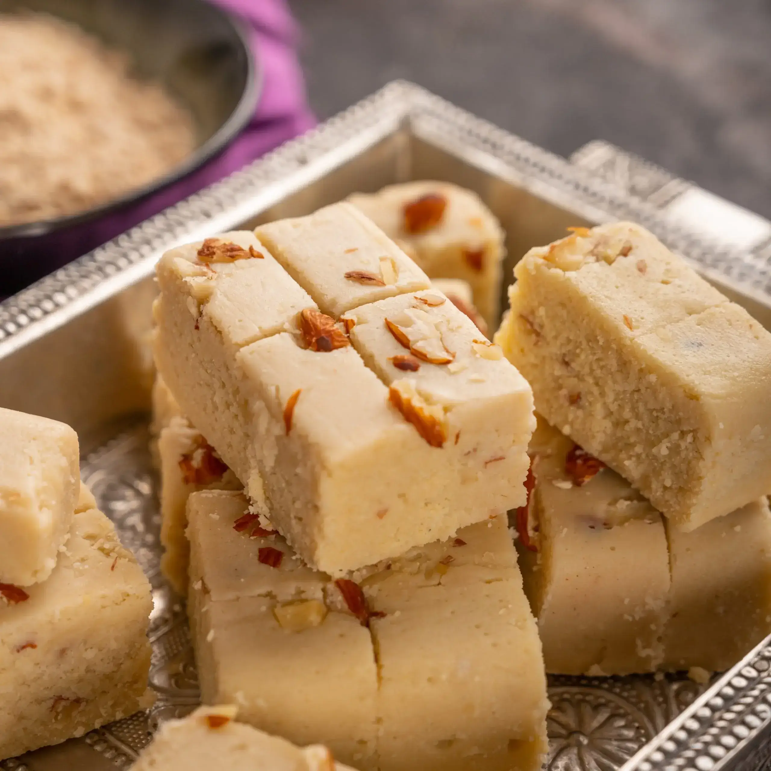 almond-barfi